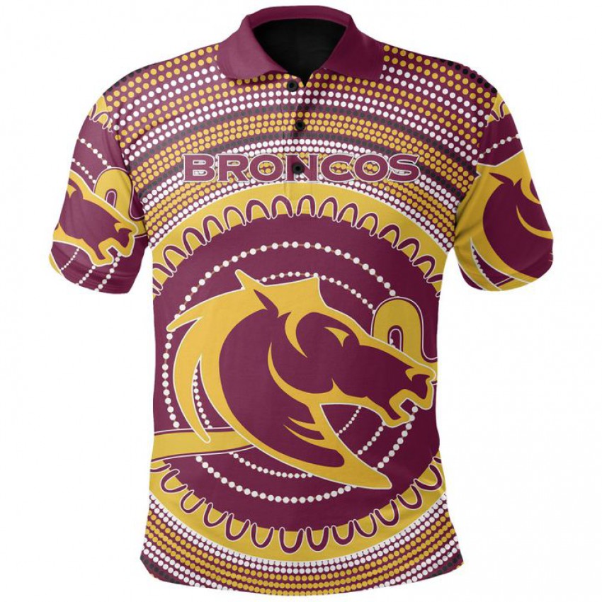 Broncos Rugby Indigenous Polo Shirt