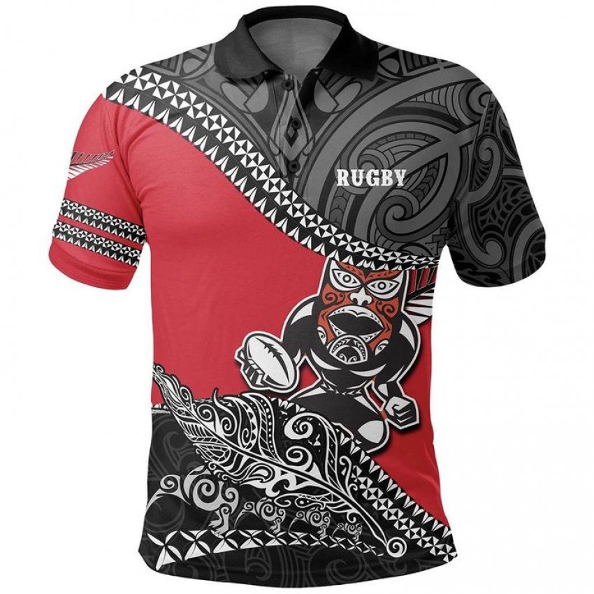New Zealand Maori Rugby Polo Shirt