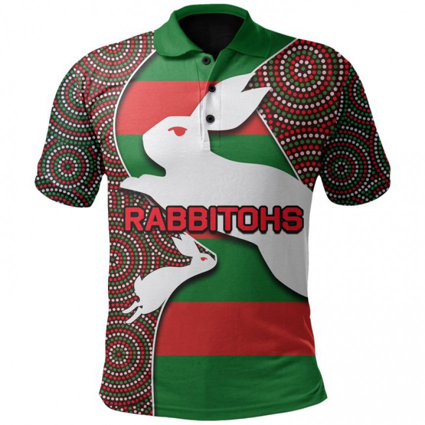 Rabbitohs Rugby Indigenous Polo Shirt