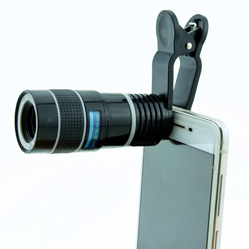 High-powered high-definition mobile phone telescope lens universal camera external universal clip