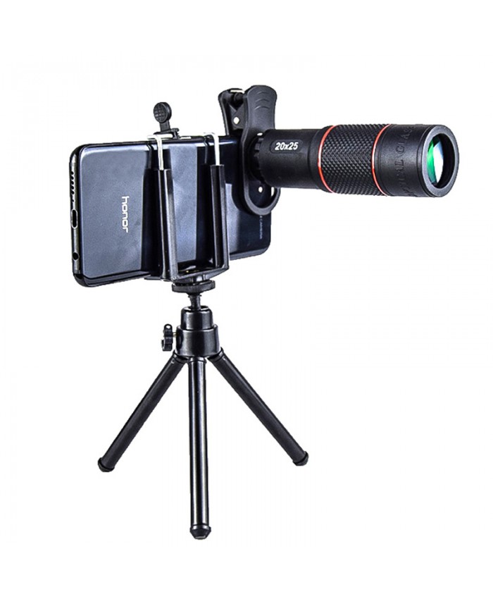 Portable outdoor mobile phone zoom telephoto lens